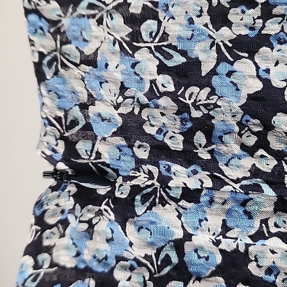 Nordstrom Signature Silk Floral Low Neckline Handkerchief Maxi Dress - Picture 9 of 9